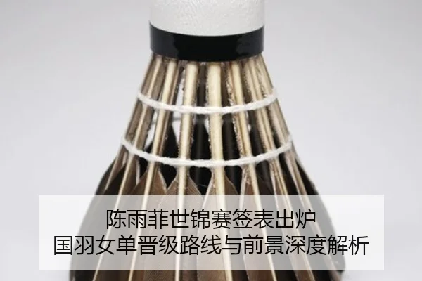 陈雨菲世锦赛签表出炉 国羽女单晋级路线与前景深度解析（BOYUSPORTS）
